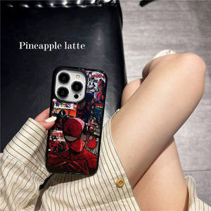 Coque de téléphone en TPU avec protection intégrale, style tendance, logo <span class=keywords><strong>Marvel</strong></span> Spider-Man personnalisé, pour <span class=keywords><strong>iPhone</strong></span> 15 16 Plus, design cool de dessin animé - Product Image 5