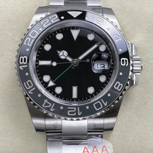 Reloj Mecánico de Buceo de la Mejor Calidad, Resistente al Agua, 40 mm, VS Factory V3, Acero 904L, Movimiento ETA 3285, 126713, Reloj GMT Bruce Wayne - Product Image 1