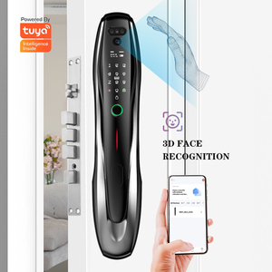 Tuya Wifi Mặt ID khóa cửa với kỹ thuật số vân tay Palm tĩnh mạch khóa cửa thông minh với máy ảnh khóa điện tử - Product Image 1
