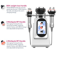 Uso en el hogar Mini 3in1 Body Slim 2 manijas de radiofrecuencia 80K Cavit Machine 2025