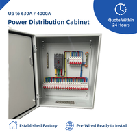 Armoire de distribution basse tension 0-1600A pour éclairage industriel, coffret électrique extérieur pour chantier de construction
