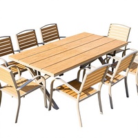 Tables et chaises modernes minimalistes mobiles pour l'extérieur, cour, balcon, jardin, anticorrosion, loisirs, imperméables, protection solaire