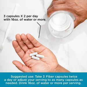 Nuevo Suplemento de Fibra a Base de Extractos de Plantas Herbales, Ayuda a Eliminar Residuos y Mantener una Regularidad Digestiva, para Hombres y Mujeres, 120 Cápsulas - Product Image 5