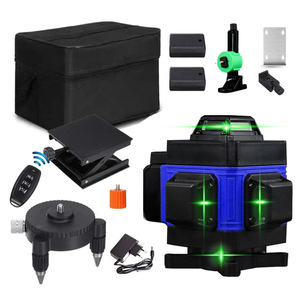 Misuratore laser OEM ad alta precisione a 16 linee, si attacca a parete e a terra, forte luminosità, livella laser a 16 linee, luce verde. - Product Image 1