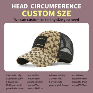 Casquette de camionneur unisexe sport décontractée à visière incurvée, multi-panneaux, avec logo personnalisé imprimé et maille respirante - Product Image 5
