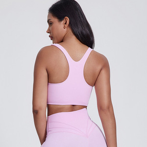 Women's Compression Yoga Bra Soft Quick Dry Supportive Square Neck Four-Way Stretch Lightweight Padded <strong>Top</strong> Gym Breathable - Product Image 2