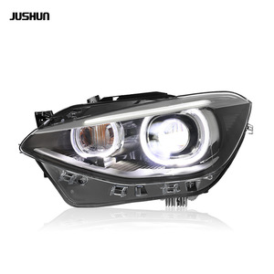 Ensemble de phares Jushun pour BMW F20 2012-2014, lentille de projecteur à LED Angel Eye, version haut de gamme - Product Image 1