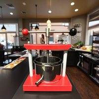 XH Commerciële Automatische 5L Houten Tafelmodel Spirale Multifunctionele Fruit- en Wijnpers, Eenvoudig te bedienen, Model XY-5