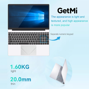 GetMi Lite 156C Intel UHD Graphics N5095/N95/N100/N150 16GB DDR4 Intel Celeron Office Laptop Business-Ready Condition - Product Image 3