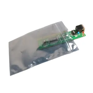 Custom stampato ESD Anti schermatura statica imballaggi elettronici ESD sacchetti di plastica con chiusura a chiusura lampo