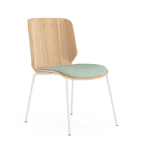Coussin de siège en métal avec roulettes, mobilier d'étude, pour salle d'attente, formation de bureau, chaises de visite