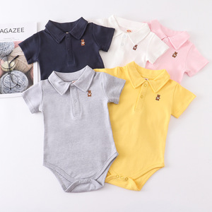 Mono de verano para bebé de alta calidad, mameluco para bebé, <span class=keywords><strong>ropa</strong></span> de bebé de algodón orgánico 100% - Product Image 6
