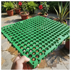 Cellule <span class=keywords><strong>de</strong></span> drainage en nid d'abeille perméable à l'<span class=keywords><strong>eau</strong></span> <span class=keywords><strong>de</strong></span> <span class=keywords><strong>pluie</strong></span> pour pelouse <span class=keywords><strong>de</strong></span> jardin <span class=keywords><strong>de</strong></span> maison résidentielle en épaisseur <span class=keywords><strong>de</strong></span> 30 mm, taille 500*500 - Product Image 6
