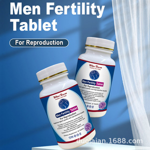 Comprimés de fertilité masculine enrobés de bonbons à la menthe bleue en flacon, améliorent la qualité du sperme - Product Image 2