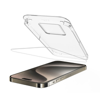 Kit d'installation de protecteur d'écran en verre trempé pour iPhone, outil facile à installer