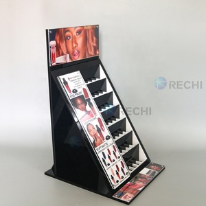 Rechi Acrylic Nhà Máy Tùy Chỉnh Thương Hiệu Countertop Son Môi Lỏng Acrylic Hiển Thị Đứng Trang Điểm Hiển Thị Giá Mỹ Phẩm Hiển Thị Đứng - Product Image 2