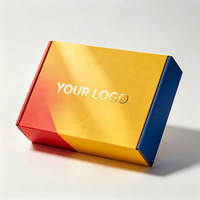 Emballage d'expédition en carton ondulé recyclé, personnalisé, mat, coloré, avec gaufrage UV, pour e-commerce, vente en gros