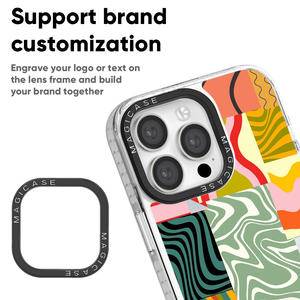 TPU telefoonhoesje draadloos opladen op maat gemaakte siliconen telefoonhoesje groothandel magnetische luxe telefoonhoesje voor iPhone 17 16 Pro Max - Product Image 6