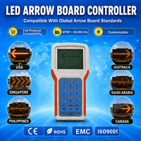 Télécommande sans fil pour panneau de signalisation lumineux de 15 à 25 flèches avec écran LCD, unité de contrôle de signalisation routière portable pour camions