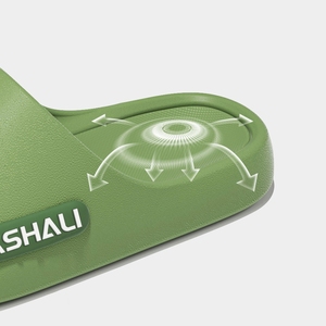 ASHALI Pantoufles d'intérieur pour <span class=keywords><strong>homme</strong></span> respirantes, douces, légères, toutes saisons, dessus en EVA, semelle extérieure amortie, séchage rapide, flexibles - Product Image 4