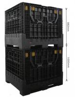 Grand entrepôt industriel de stockage pliable/pliable/pliable bac à palettes en plastique/conteneur/boîte pour pièces automobiles/logistique