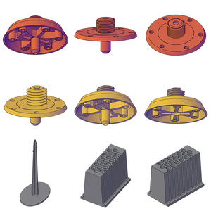 Bouchons muraux en plastique Vis Fixation Entretoise Brique Pierre Béton Expansion Ancre - Product Image 5