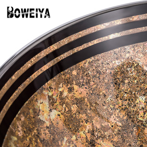 de baño del Hotel cara de vidrio del gabinete mesa de baño de lavado se hunde las cuencas piedra cuenca baño pequeño fregadero - Product Image 6