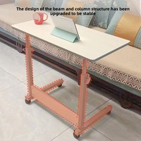 Table d'ordinateur portable modulaire réglable en métal avec un design moderne et simple pour l'étude et le bureau en villa