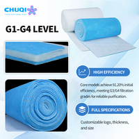 Préfiltre à air durable pour ligne de peinture F1 ignifuge pour la ventilation des salles de classe, dimensions standard, fournisseur exportateur en gros