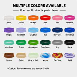 Bracelets en silicone personnalisés avec logo, pour événements, festivals, fêtes, promotionnels - Product Image 4
