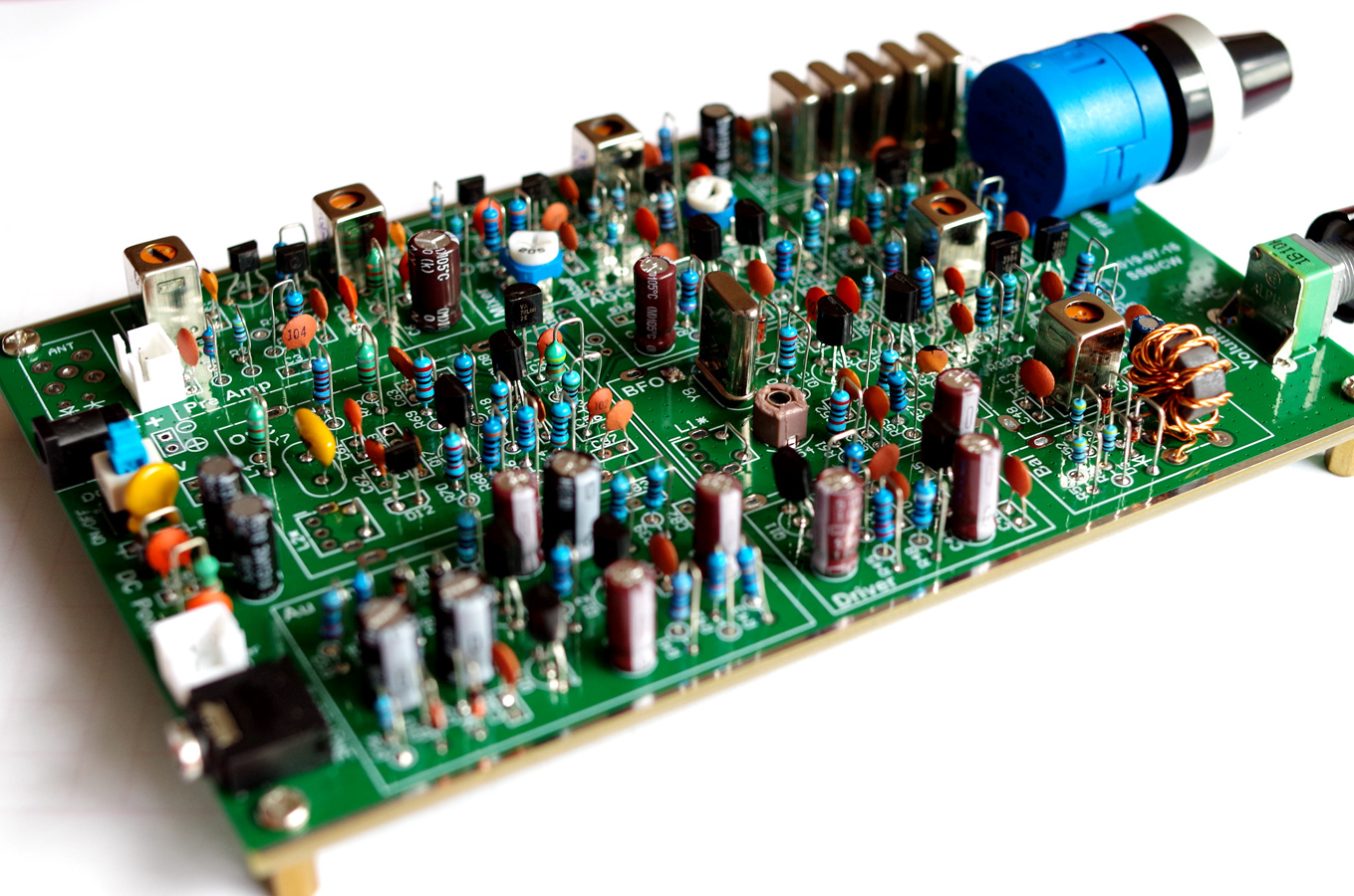 MIZUHO RX-100 SSB CW RECEIVER 基板とパネル MIZUHO RX-100 SSB CW RECEIVER 基板とパネル MIZUHO RX-100 SSB