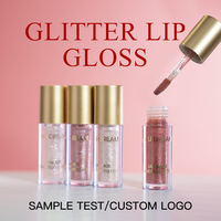 Fabricant de gloss à lèvres brillant et scintillant, finition haute brillance, rose doré, transparent, gloss à lèvres personnalisé OEM ODM, marque personnalisée, à Guangzhou