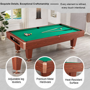 Mesa de billar de torneo de fábrica de 30 años, mesa de billar popular para Snooker para clubes de billar de Filipinas o mesa de billar - Product Image 6