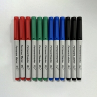 Usine en gros 4 couleurs pointe ultra fine marqueur permanent étanche croquis stylo