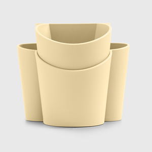 Italian Design Modern Wall Mounted Cutlery Drainer in Yellow Polypropylene Drain <b>Rack</b> - Product Image 3