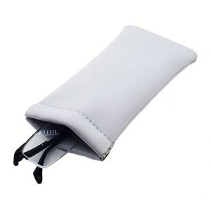 Custom Neoprene Eyewear Storage Pouch and Zipper Soft Protective Sleeve for <b>Sunglasses</b> DIY Sublimation Printing - Product Image 4