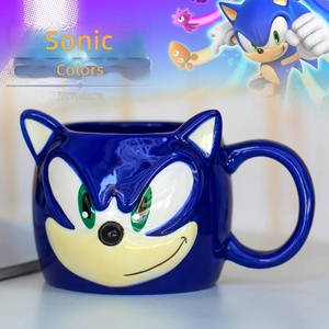 <strong>Sonic</strong> the Hedgehog Cartoon Ceramic <strong>Mug</strong> Figurine-Eco-Friendly Tea &amp; Water Cup for Personal Use - Product Image 4