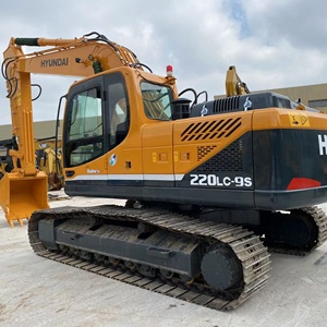 Secondhand Hyundai Robex 220LC-9S <b>Track</b> Excavator 2008 Model 22 Ton 150 kW Engine Orange Color Construction Equipment - Product Image 1