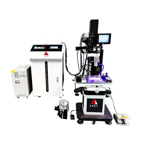 BOAO China boom lift Mold repair laser welding machines 1000W 1500W 3000W CW fiber mould laser welders with crane arm /joystick