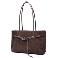 Nouveau Sac Fourre-tout Femme Hiver 2026 en Cuir de Vachette Givré Style Vintage, Sac à Bandoulière Polyvalent Grande Capacité Tendance