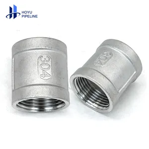 Plumbing Threaded T Pipe Fitting ss304 Stainless Steel Pipe Fittings Flex BPS NPT Union Conical Union