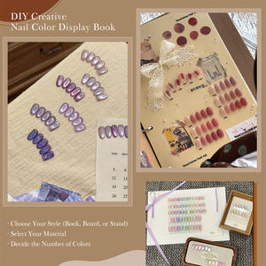 MissGel, logotipo personalizado, 528 colores, esmalte de uñas postizas, tarjeta, gráfico de colores, libro de exhibición, exhibición de arte de uñas, estante de exhibición, libro - Product Image 6