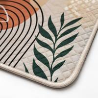 Tapis de pique-nique matelassé pliable pour l'extérieur, grande couverture de plage portable, tapis de camping, pique-nique, parc, plage, voyage, style bohème