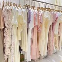 Pakaian Wanita Bekas Grosir Kemasan Campuran Gaun Kasual dan Kaos Bahan Katun Pengiriman Acak untuk Bayi