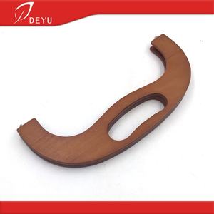 מותאם אישית במפעל עץ מסגרת ארנק מצמד תיק ידיות עבור תיקי אבזר - Product Image 4