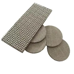 Hastelloy monerl metal sintered mesh disc filter/scuba porous fritted conical metal bronze brass sintered filters