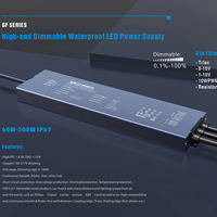 YSD-GF : Driver LED dimmable 5-en-1 60W/100W/150W/200W/300W |   Résistance PWM TRIAC 0-10V |   Étanche IP67 |   PF>0.95