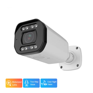 Allarme <span class=keywords><strong>esterno</strong></span> in metallo h.265 telecamera di sicurezza 4k 8mp per Home Bullet Colorvu AI Ip telecamera di <span class=keywords><strong>sorveglianza</strong></span> esterna con microfono - Product Image 4