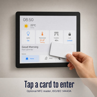 Tablette de contrôle Android Q101S 10,1 pouces RK3566 Android 15 1280*800 PoE RJ45 WiFi 6 RS232 RS485 UART GPIO
