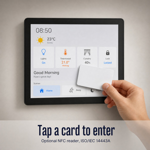 Q101S Tablet di Controllo Android <span class=keywords><strong>da</strong></span> 10.1 Pollici RK3566 Android 15 1280*800 PoE RJ45 WiFi 6 RS232 RS485 UART GPIO - Product Image 3